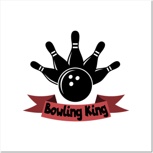 Bowling king Posters and Art